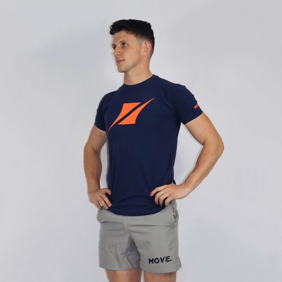 MOVE. Mens Muscle Tee Navy